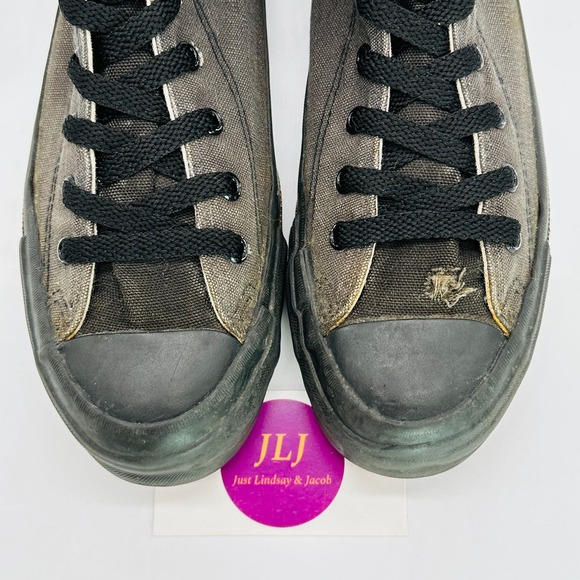 Converse Rolling Stones Steel Wheels Sneakers Rare Vintage Made in USA Size 7 M - Picture 4 of 13